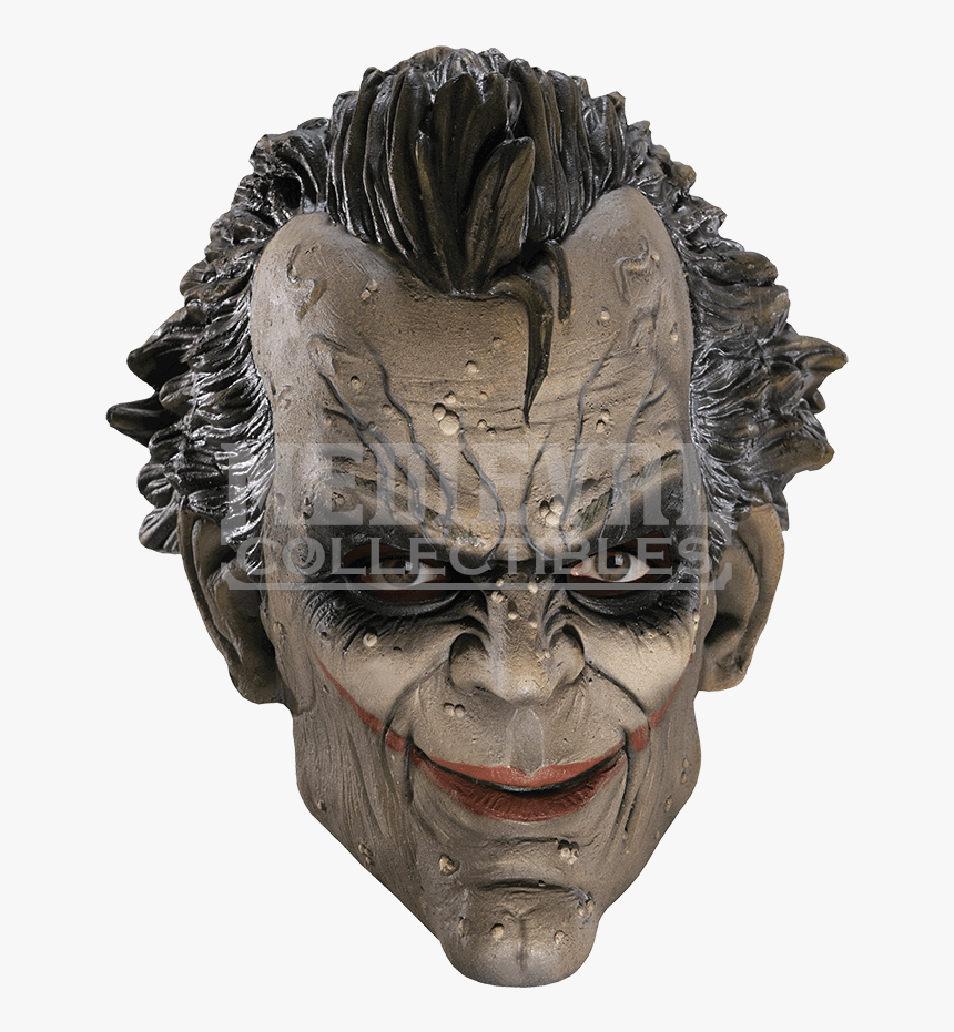 Arkham Joker Vinyl Mask - Joker Mask Arkham, HD Png Download