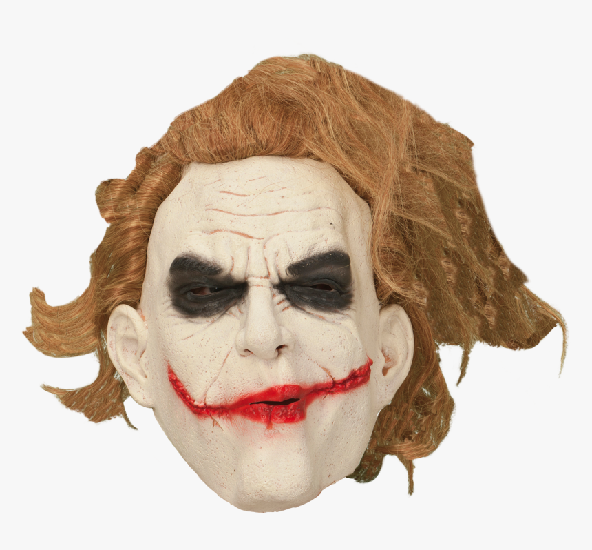 Maskeradmask Joker Med Hår - Joker Mask Teknikmagasinet, HD Png Download