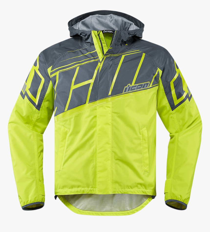 Mens Icon Yellow Pdx 2 Textile Motorcycle Riding Waterproof - Icon Pdx 2 Jacket, HD Png Download