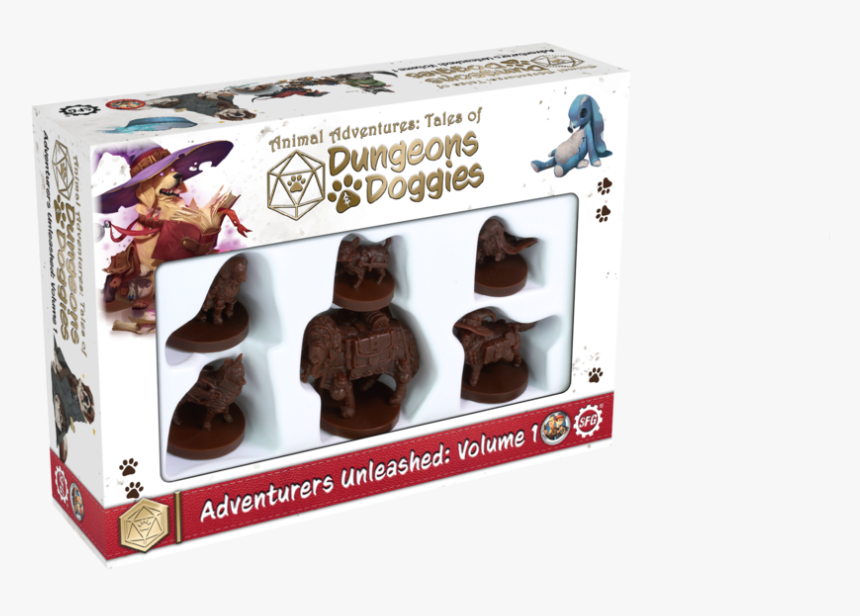 Sfaadd 001 Vol1 - Dungeons And Doggies Miniatures Box 1, HD Png Download