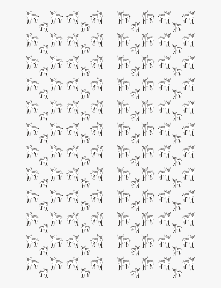 Origami Animal Print - Pattern, HD Png Download