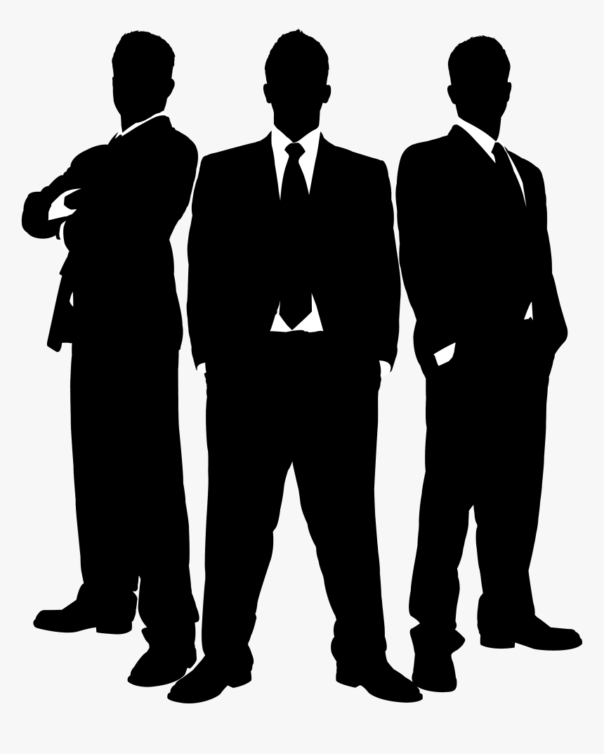 Men In Suits Silhouette, HD Png Download