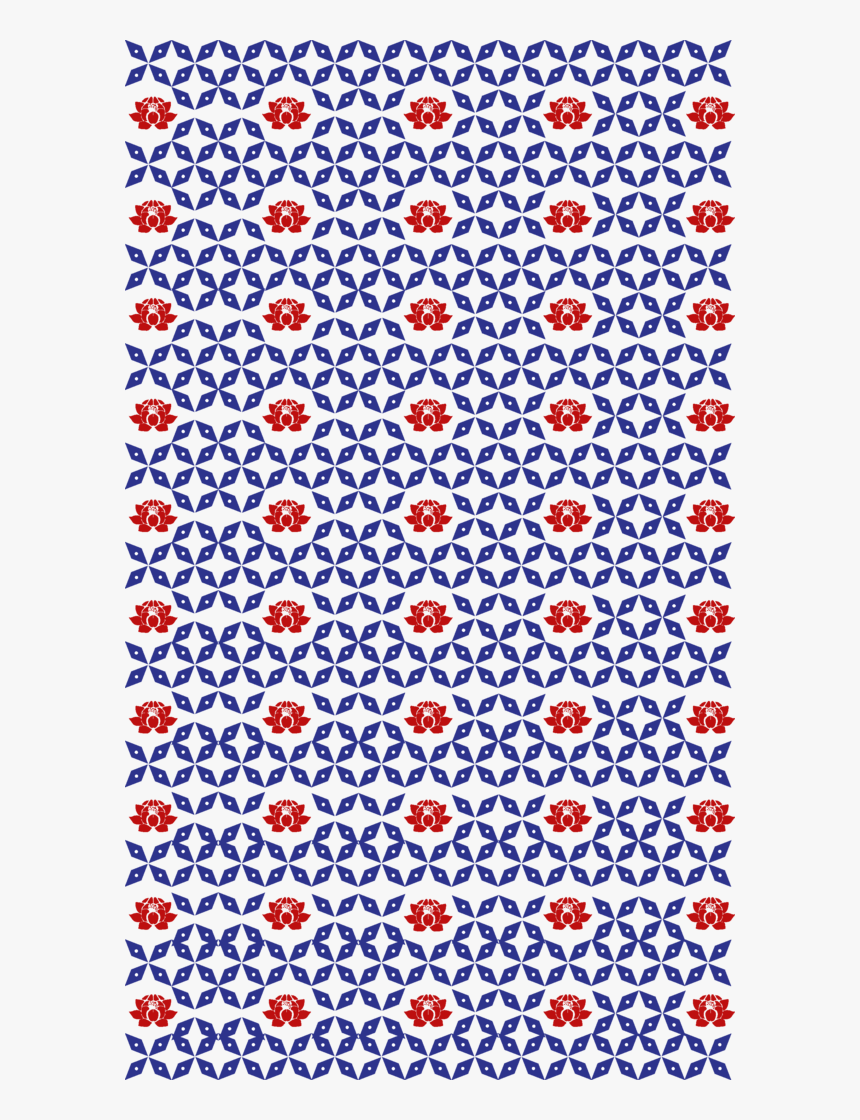 Geometric Shape And Floral - Motif, HD Png Download