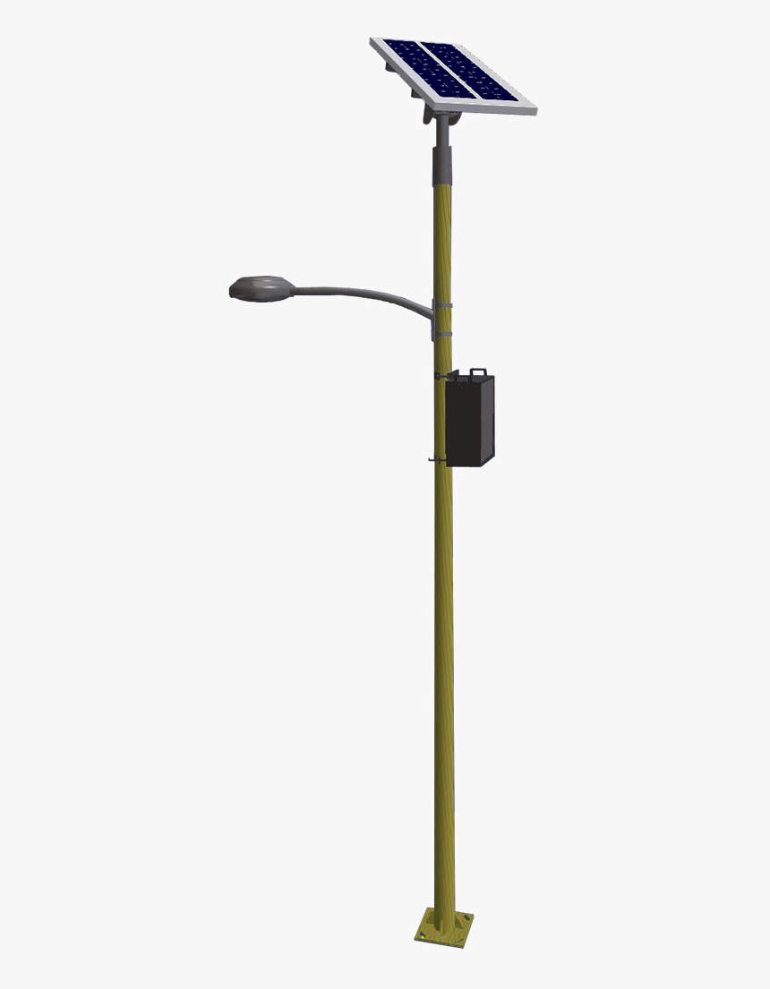 Solar Lighting Png Pic - Solar Street Pole Lights, Transparent Png