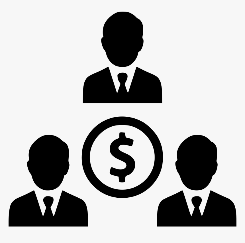 Earnings Businessmen Group People Dollar - Team Communication Icon Png, Transparent Png
