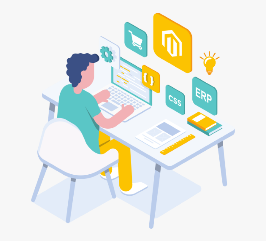 Magento Ecommerce Development Services - Chair, HD Png Download