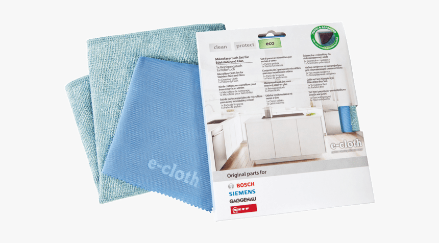 Microfiber E Cloths Cleaning Cloth E Cloths Set Of - E-cloth, HD Png Download