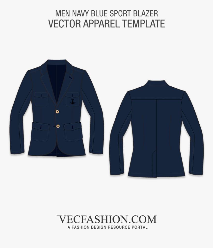 Blue Long Sleeve Vector, HD Png Download