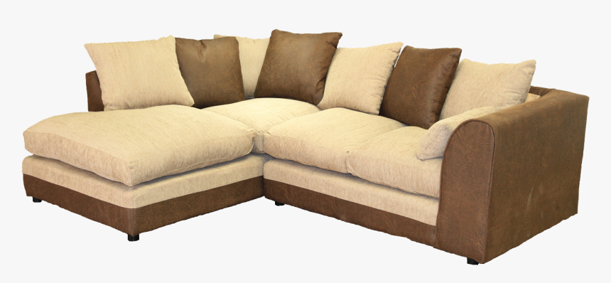 Thumb Image - Cream And Brown Sofa, HD Png Download