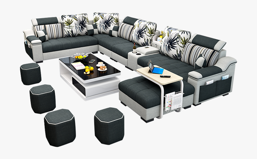 U 型 沙發, HD Png Download