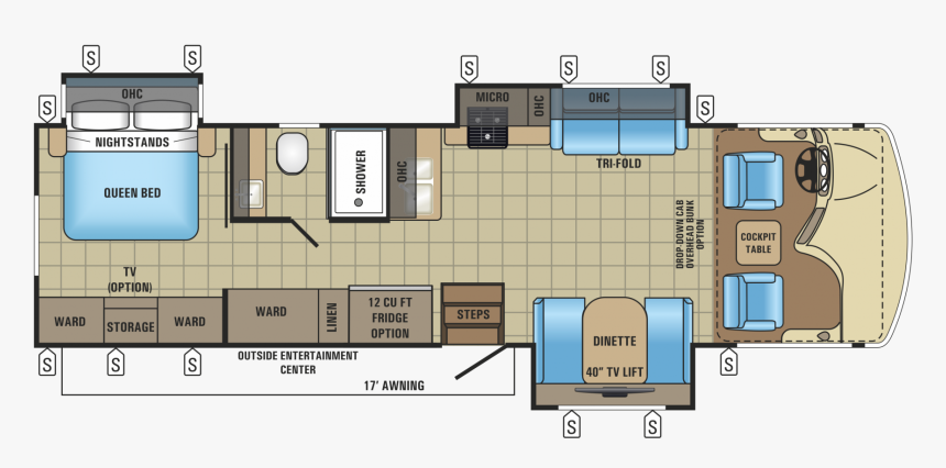 2017 Jayco Alante 32n, HD Png Download