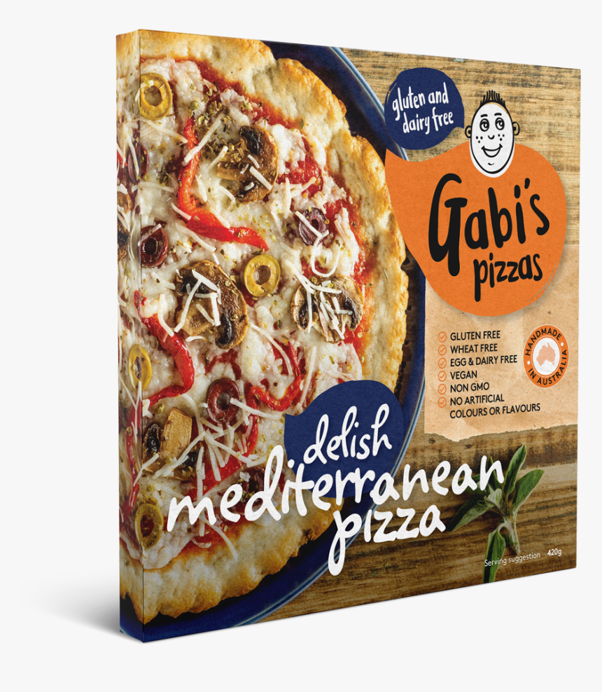 Gabis Pizzabox Mediterranean - Quiche, HD Png Download