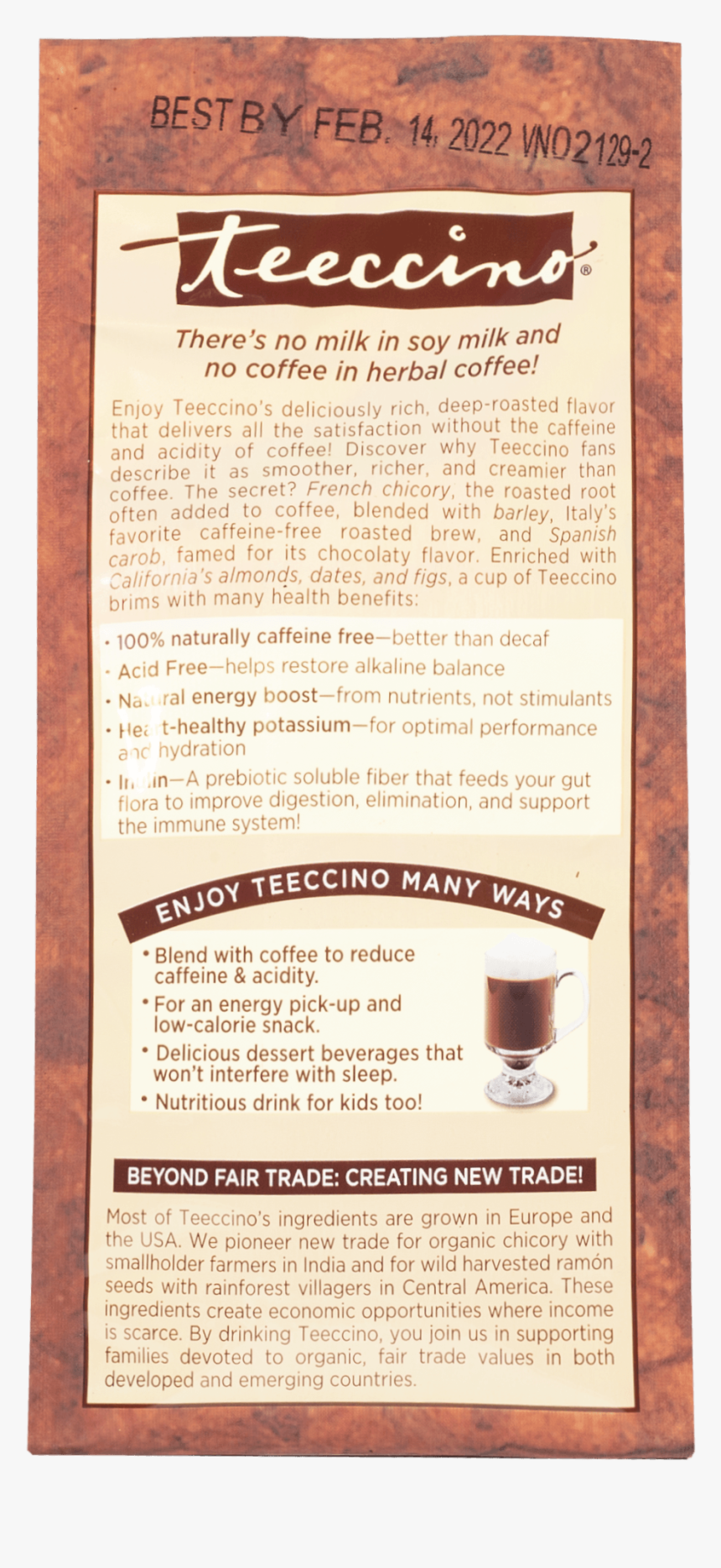 Teeccino, HD Png Download
