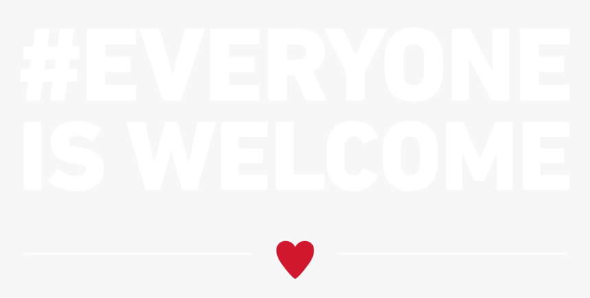 Everyone Is Welcome - Heart, HD Png Download