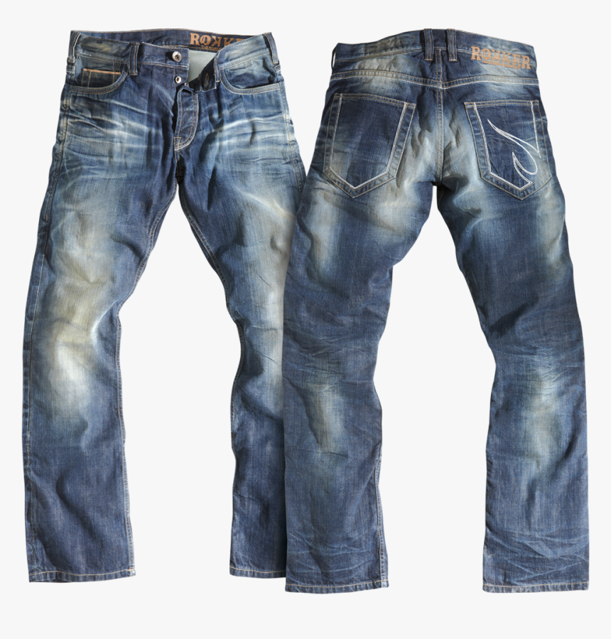 Jeans Men Red-selvage , Png Download - Rokker Jeans, Transparent Png