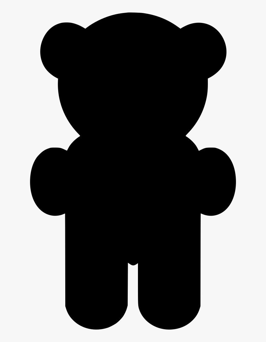 Teddy Bear , Png Download - Teddy Bear Png Silhouette, Transparent Png