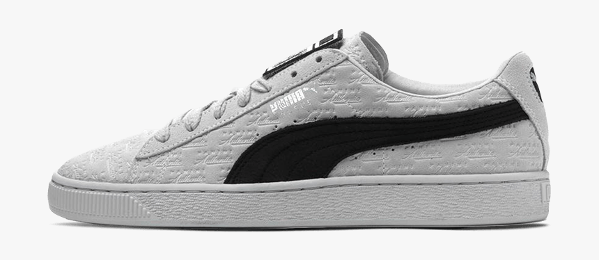 puma suede classic white black