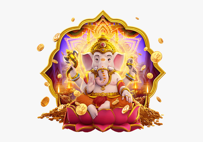 Ganesha Gold Slot Png, Transparent Png