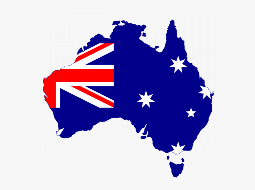 Australia Flag On Australia, HD Png Download