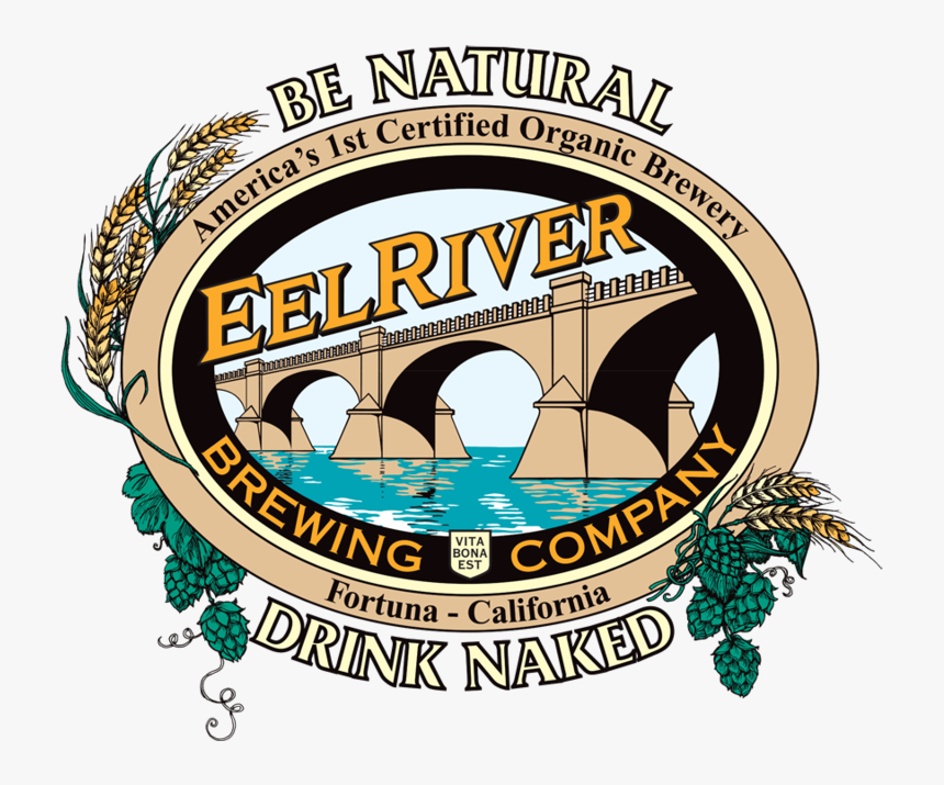 Eel River Cali Pale Beer Label Full Size - Eel River Brewing, HD Png Download