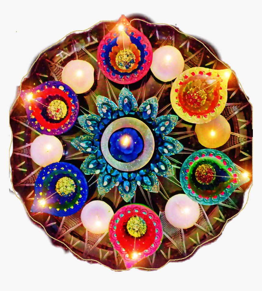 #diwalispecial#diyas - Circle, HD Png Download