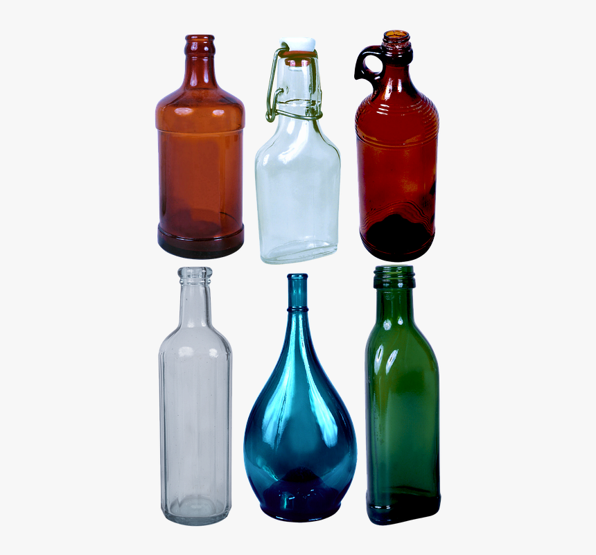 Coloured bottles