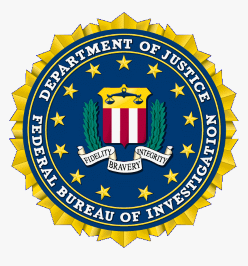 Department Of Justice Fbi, HD Png Download