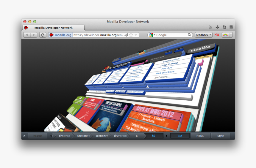 Firefox 3d View, HD Png Download