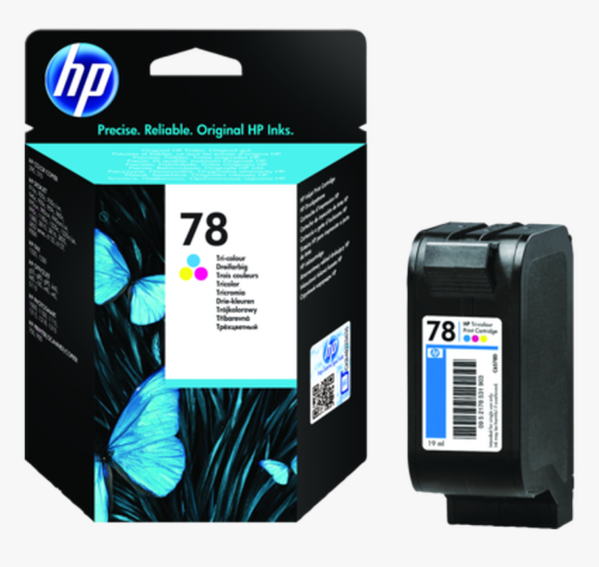 Hp 78 Tri-color Inkjet Cartridge - Hp C6578d, HD Png Download