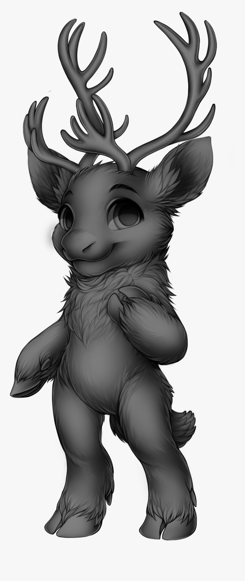 Furvilla-holiday Caribou - Furvilla Deer Base, HD Png Download
