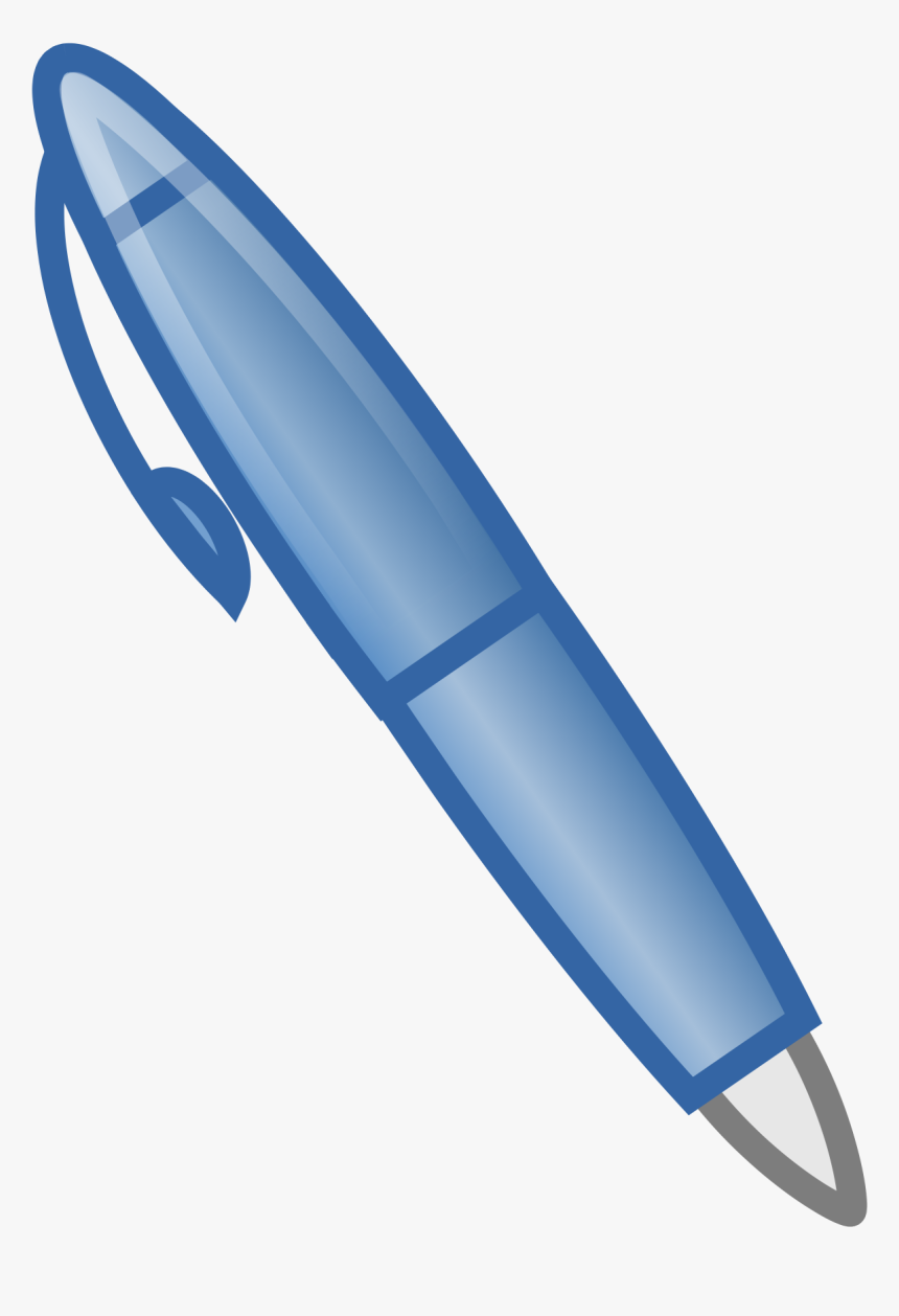 Blue Pen Png, Transparent Png
