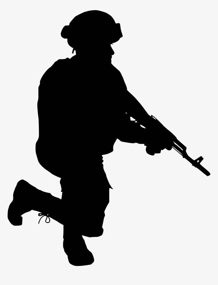 Swat Silhouette 0 - Silhouette, HD Png Download