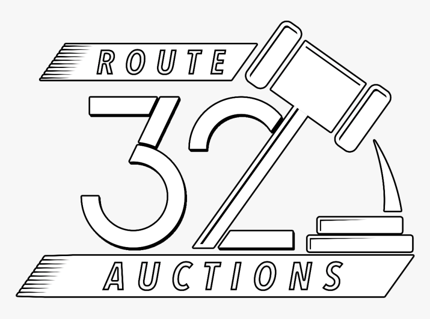 Route 32 Auctions - Drawing, HD Png Download