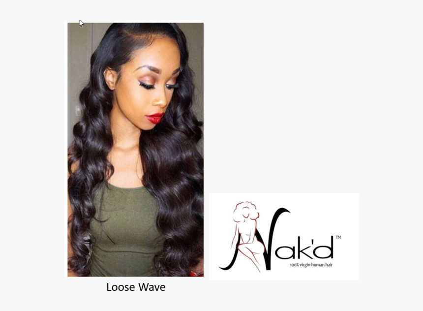 Loose Wave Texture - Wavy Hair Closure, HD Png Download