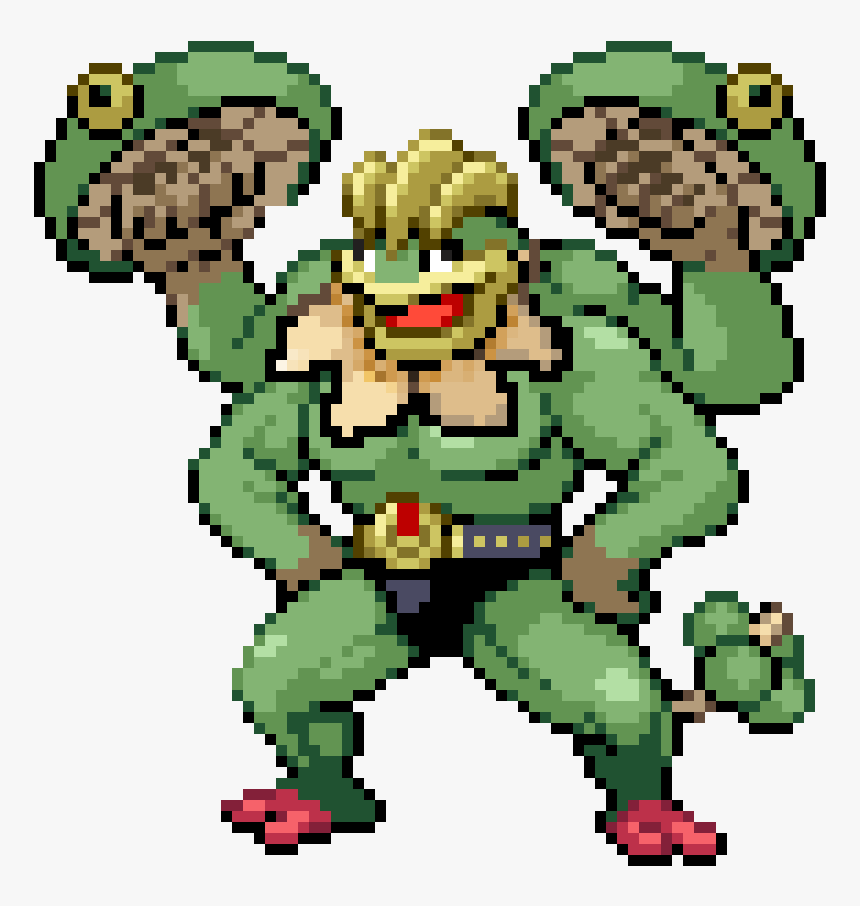 Pixel Art Pokemon Machamp, HD Png Download