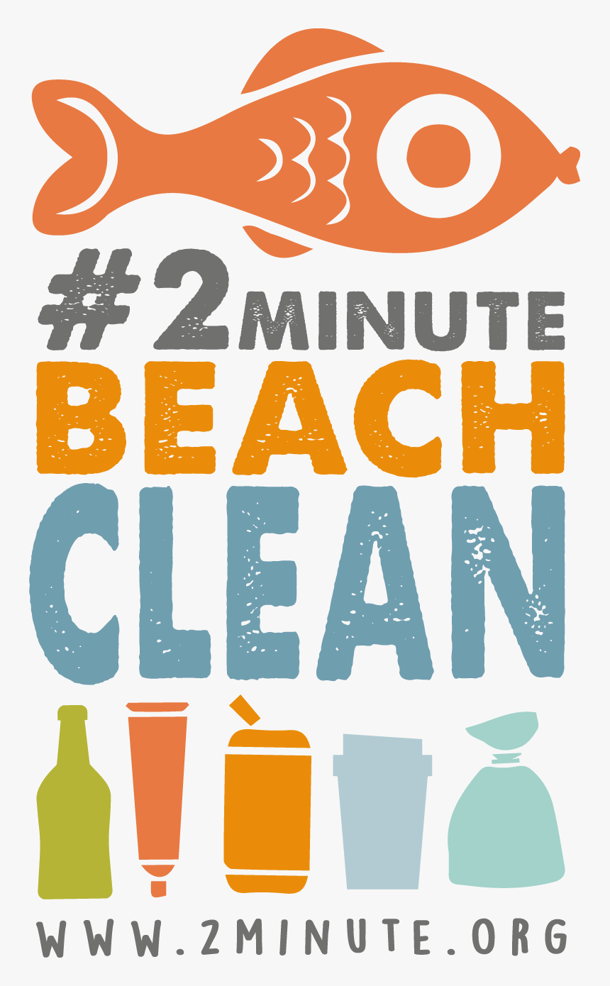 2 Minute Beach Clean Logo, HD Png Download