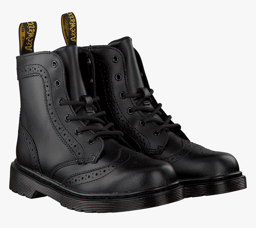 Black Dr Martens Lace-up Boots Aaliyah High Leg Boot - Work Boots, HD Png Download