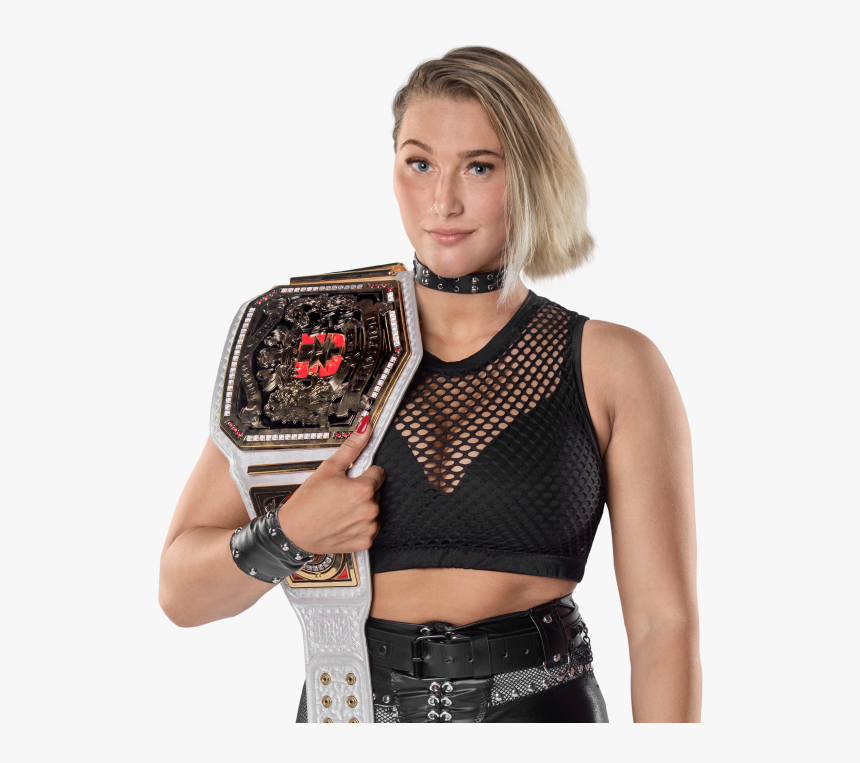 Rhea Ripley Protitle 41fb2d36980cb89142 - Rhea Ripley Nxt Women's Champion, HD Png Download