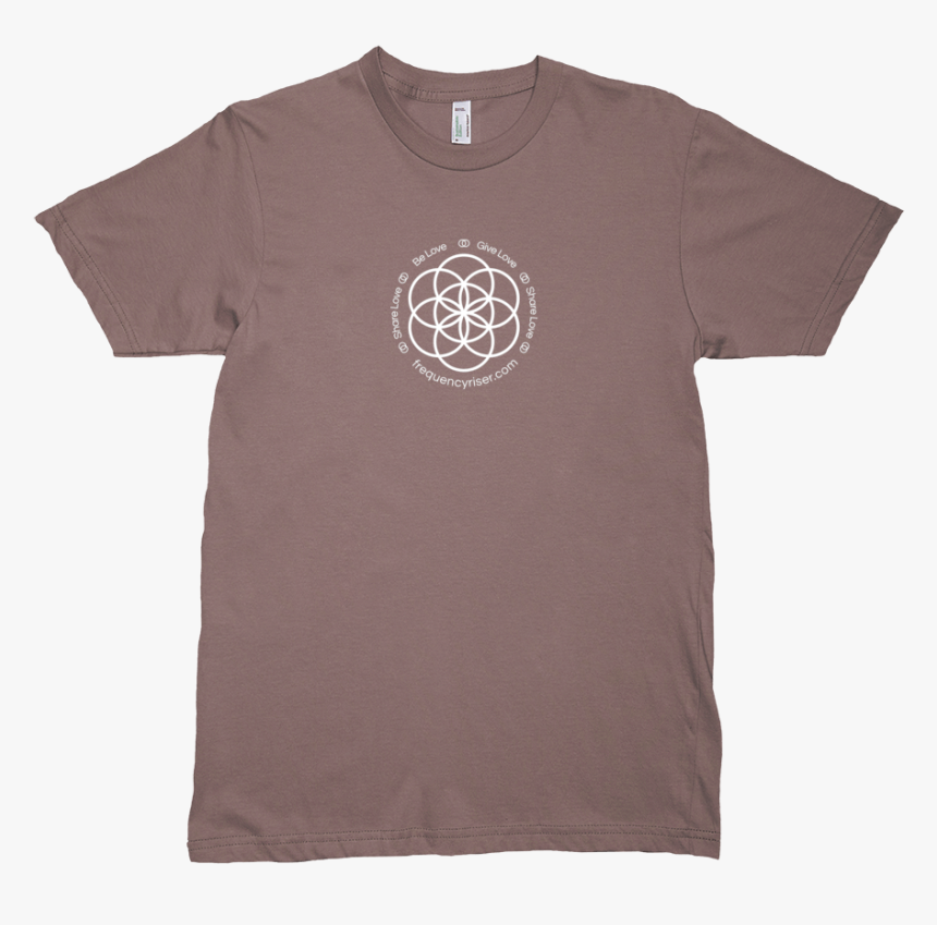 Frequencyriser Seed Of Life Organic Walnut T-shirt - Active Shirt, HD Png Download