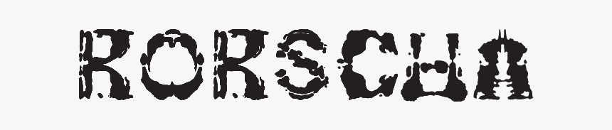 Rorschach - Calligraphy, HD Png Download