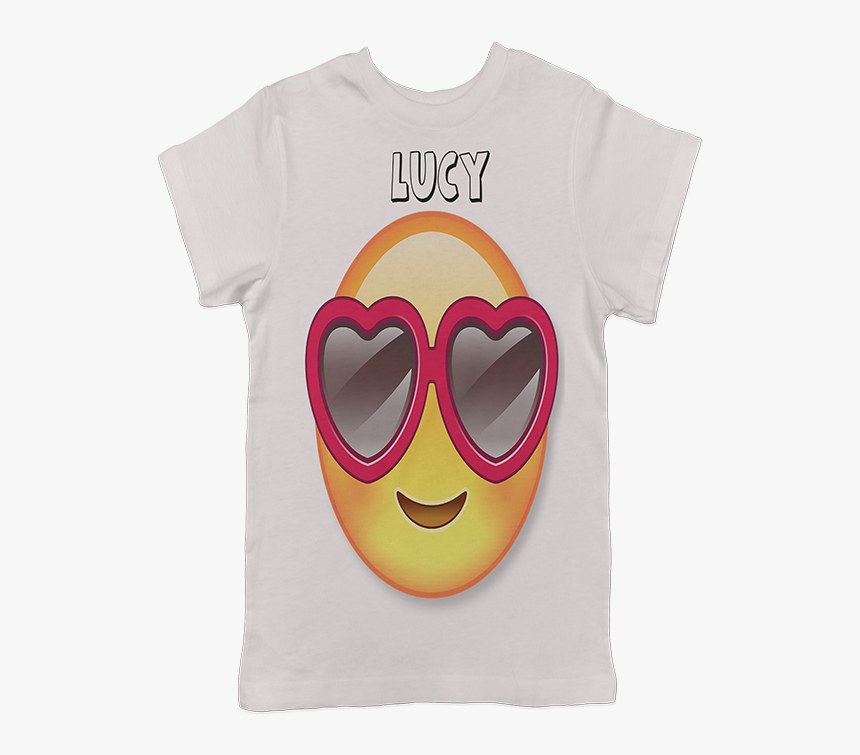 Love Hearts Emoji T Shirt - Smiley, HD Png Download