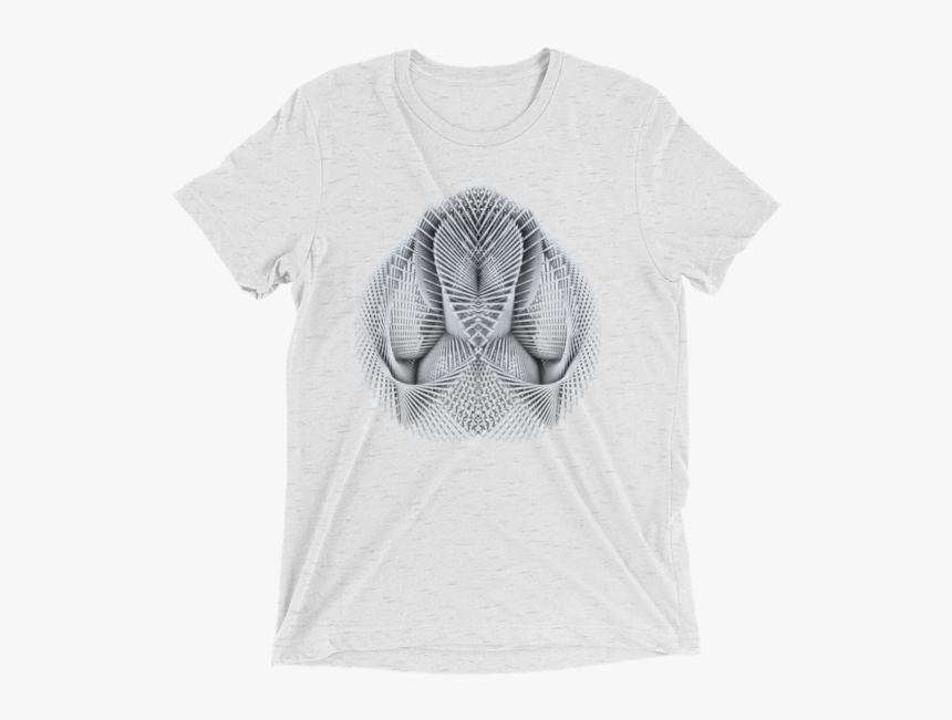 Generative Rorschach 1 // Short Sleeve T-shirt - T-shirt, HD Png Download