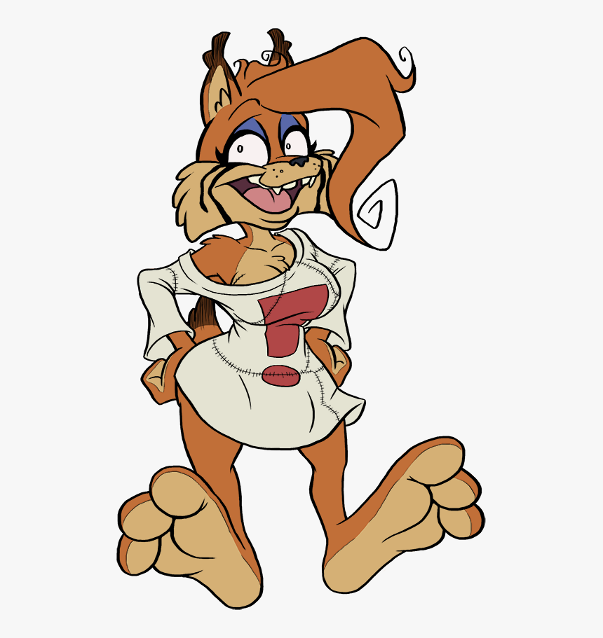 0 0 Bubsy - Bubsy The Bobcat Feet, HD Png Download
