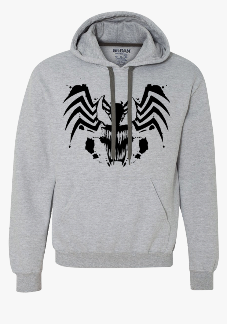 Symbiote Rorschach Premium Fleece Hoodie - Hoodie, HD Png Download