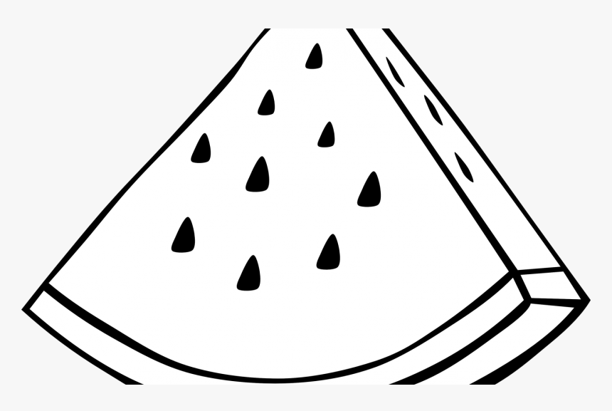 Black And White Fruit Bowl Castrophotos Clipart Fruits - Watermelon Black And White Clipart, HD Png Download