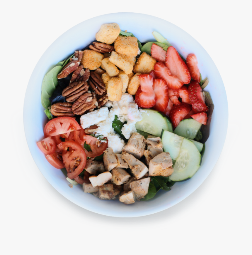 Transparent Bowl Of Strawberries Png - Fruit Salad, Png Download