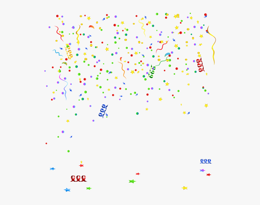 Transparent Party Confetti Png, Png Download
