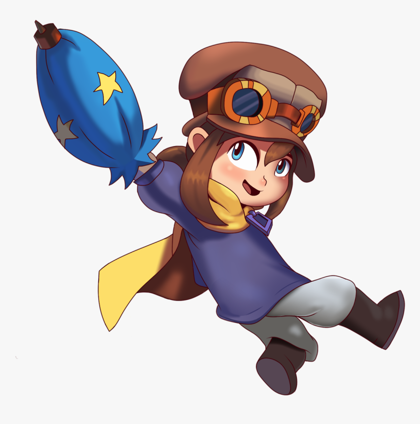 Here We Have Hat Kid From The December Ps4 Game A Hat - Cartoon, HD Png Download