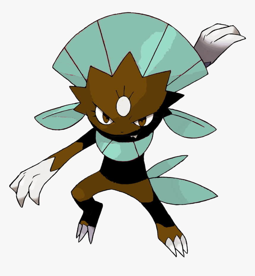 Shiny Weavile, HD Png Download