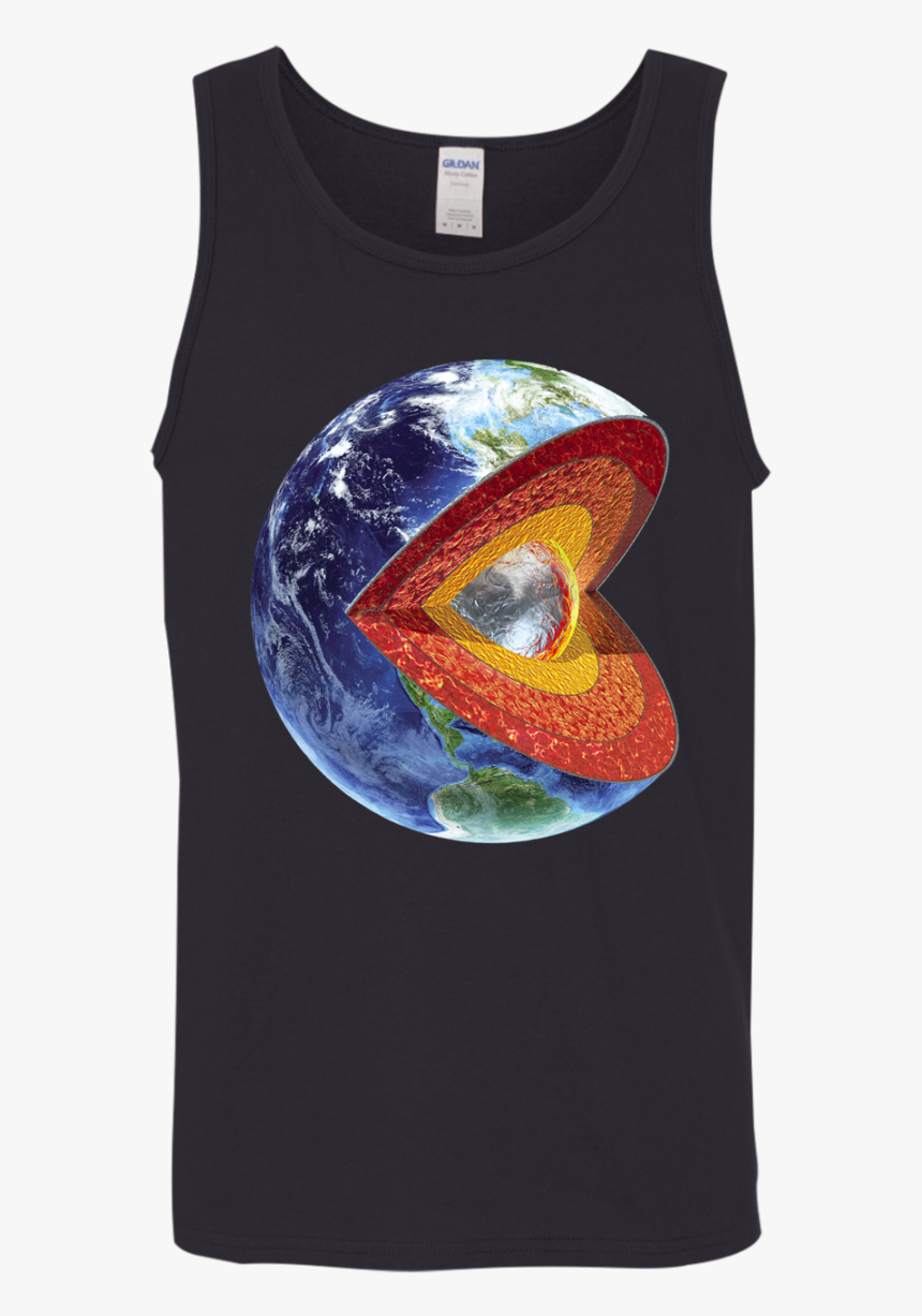 Pac Man Earth Space Shirt - Earth, HD Png Download